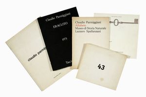 Claudio Parmiggiani : Alfabeto. Testo di Nanni Balestrini.  - Asta Libri, autografi e manoscritti - Associazione Nazionale - Case d'Asta italiane