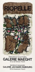 Paul Rebeyrolle : Lotto composto di 3 manifesti.  - Asta Libri, autografi e manoscritti - Associazione Nazionale - Case d'Asta italiane