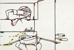 Valerio Adami : Derriere Le Miroir. N. 188: Adami.  - Asta Libri, autografi e manoscritti - Associazione Nazionale - Case d'Asta italiane