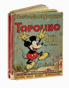 WALTER DISNEY : Topolina e l'anatroccolo. Topolino nel circo.  - Asta Libri, autografi e manoscritti - Associazione Nazionale - Case d'Asta italiane
