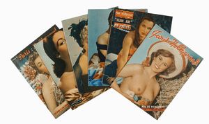 11 numeri della rivista Les beauts de Paris et de Hollywood e 12 di Folies de Paris et de Hollywood.  - Asta Libri, autografi e manoscritti - Associazione Nazionale - Case d'Asta italiane