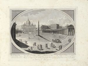 DOMENICO AMICI - Nuova raccolta delle vedute antiche e moderne di Roma disegnate dal vero e incise in rame.