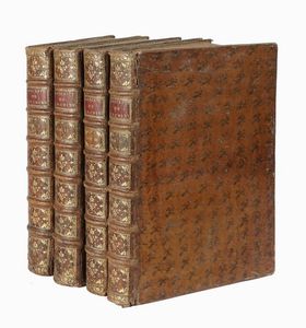 JEAN BAPTISTE DU HALDE : Description geographique historique, chronologique, politique, et physique de l'Empire de la Chine et de la Tartarie chinoise [...]. Tome premier (-quatrime).  - Asta Libri, autografi e manoscritti - Associazione Nazionale - Case d'Asta italiane