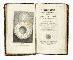 G. GOLDSMITH - Geografia compendiosa per uso della giovent [...] versione dall'inglese fatta [...] da Luigi Bossi.