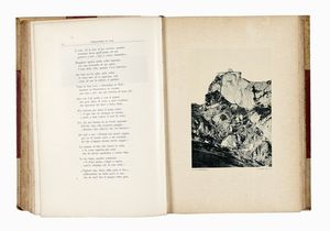 DANTE ALIGHIERI : La Divina Commedia illustrata nei luoghi e nelle persone.  - Asta Libri, autografi e manoscritti - Associazione Nazionale - Case d'Asta italiane