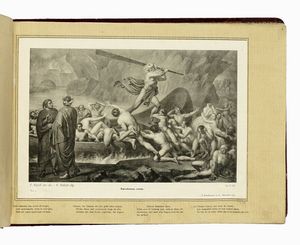 FILIPPO BIGIOLI : Galleria Dantesca riproduzione di 27 grandi quadri [...] dipinti a finto arazzo...  - Asta Libri, autografi e manoscritti - Associazione Nazionale - Case d'Asta italiane