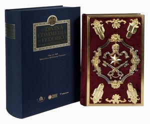 DANTE ALIGHIERI : La Divina Commedia di Federico da Montefeltro. Urb. Lat. 365.  - Asta Libri, autografi e manoscritti - Associazione Nazionale - Case d'Asta italiane