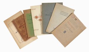 Lotto di 51 opuscoli per nozze, alcuni su carta decorata.  - Asta Libri, autografi e manoscritti - Associazione Nazionale - Case d'Asta italiane