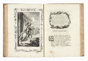 Ludovico Ariosto : Orlando furioso. Tomo I (-IV).  - Asta Libri, autografi e manoscritti - Associazione Nazionale - Case d'Asta italiane