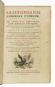 ARISTOPHANES - Comoediae undecim, Graece et Latine, ex codd. mss. emendatae.