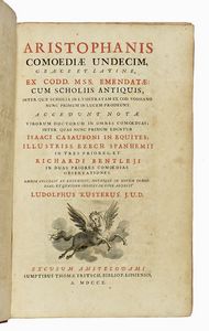 ARISTOPHANES - Comoediae undecim, Graece et Latine, ex codd. mss. emendatae.