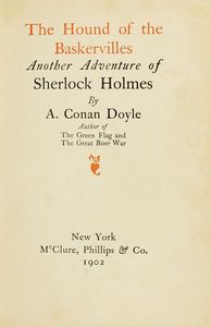 ARTHUR CONAN DOYLE - The Hound of the Baskervilles / Another adventure of Sherlock Holmes.