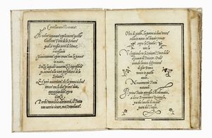 GIOVANNI BATTISTA PALATINO - Compendio del gran volume de l'arte del bene et leggiadramente scrivere tutte le sorti di lettere et caratteri.
