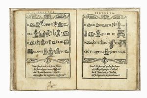 GIOVANNI BATTISTA PALATINO : Compendio del gran volume de l'arte del bene et leggiadramente scrivere tutte le sorti di lettere et caratteri.  - Asta Libri, autografi e manoscritti - Associazione Nazionale - Case d'Asta italiane