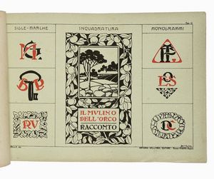 FRANCESCO PERILLA : [Caratteri e Fregi Moderni. Con Esempi di Applicazioni Artistiche e Industriali.]  - Asta Libri, autografi e manoscritti - Associazione Nazionale - Case d'Asta italiane