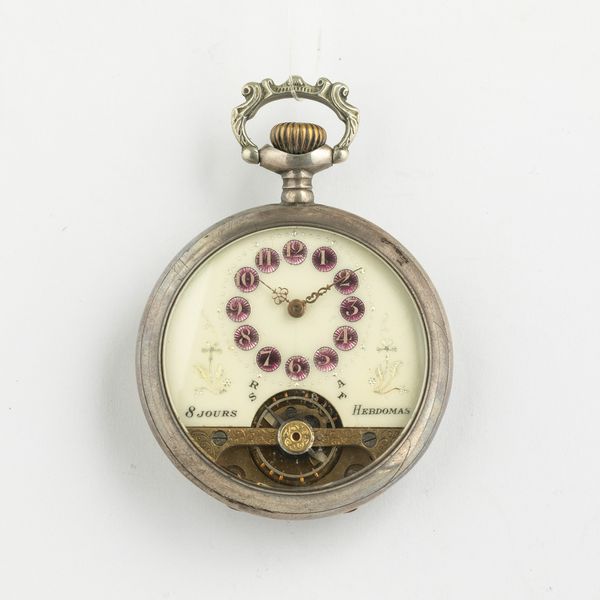 Lotto di 5 orologi remontoir in argento di cui uno Hebdomas 8 giorni di carica  - Asta Pocket Watches - Associazione Nazionale - Case d'Asta italiane