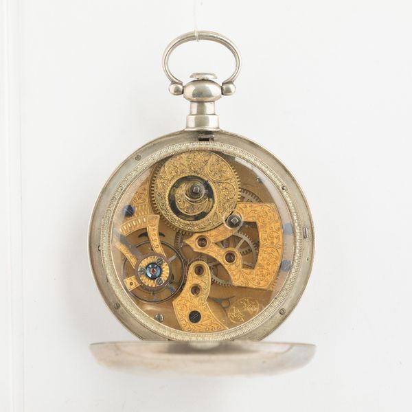 Orologio da tasca svizzero  per il mercato cinese,1840 circa, cassa in argento,  quadrante in smalto bianco, movimento con scappamento ad ancora, carica a chiavetta lancetta secondi centrale  - Asta Pocket Watches - Associazione Nazionale - Case d'Asta italiane