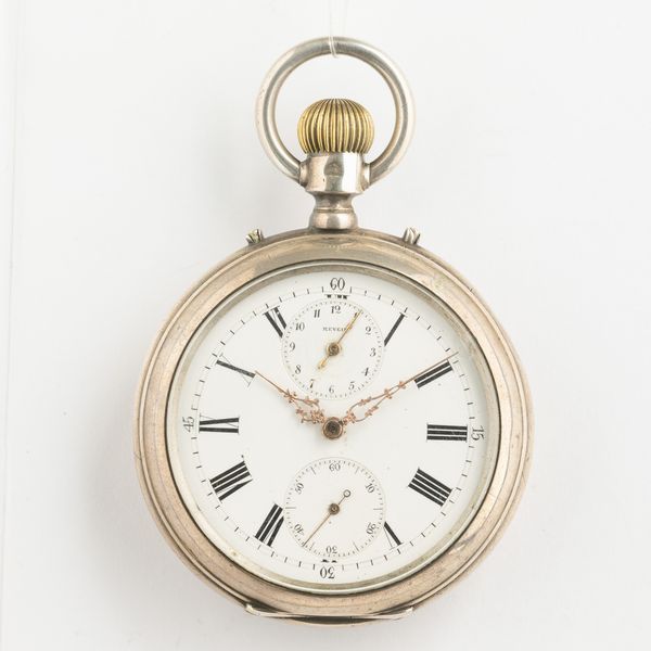 Orologio da tasca remontoir con svegliarino, scappamento ad ancora, quadrante in smalto bianco 1890/1900 circa  - Asta Pocket Watches - Associazione Nazionale - Case d'Asta italiane