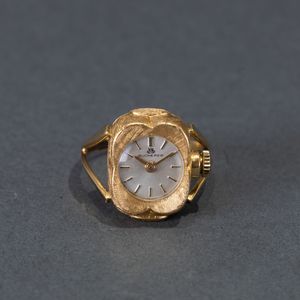 BUCHERER - orologio-anello, anni ‘60, in oro 18kt, carica manuale.  - Asta Pocket Watches - Associazione Nazionale - Case d'Asta italiane