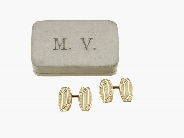 G. Krementz. Bottini da polso  - Asta Gioielli - Associazione Nazionale - Case d'Asta italiane