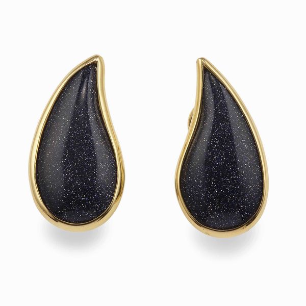 Orecchini con gemme sintetiche  - Asta Gioielli - Associazione Nazionale - Case d'Asta italiane