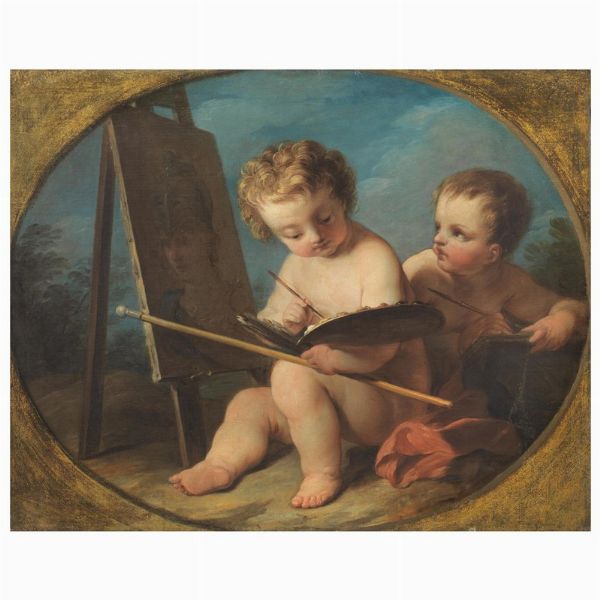 Scuola francese, sec. XVIII  - Asta ASTA A TEMPO I DIPINTI ANTICHI - Associazione Nazionale - Case d'Asta italiane