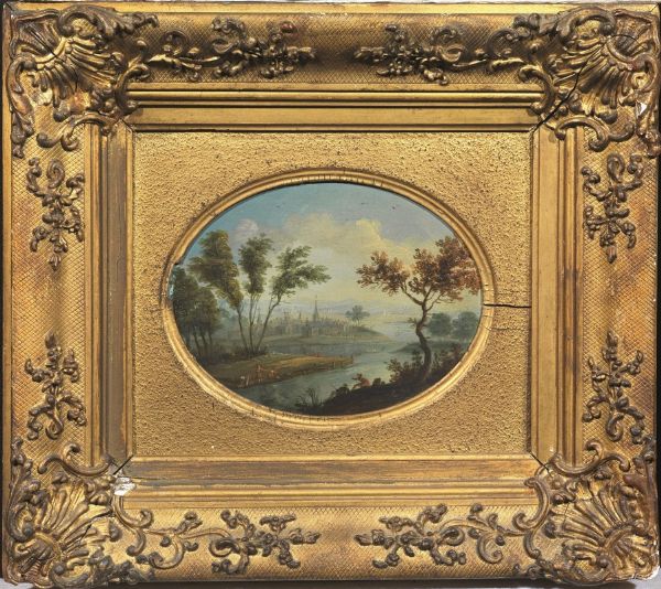 Scuola nord europea, fine sec. XVIII  - Asta ASTA A TEMPO I DIPINTI ANTICHI - Associazione Nazionale - Case d'Asta italiane