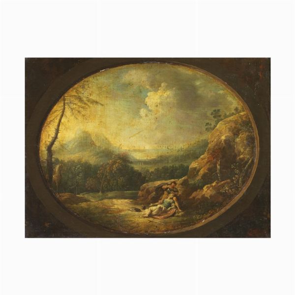 Scuola emiliana, sec. XVIII  - Asta ASTA A TEMPO I DIPINTI ANTICHI - Associazione Nazionale - Case d'Asta italiane