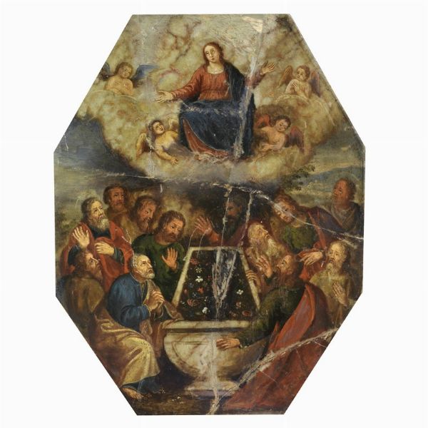 Scuola toscana, sec. XVIII  - Asta ASTA A TEMPO I DIPINTI ANTICHI - Associazione Nazionale - Case d'Asta italiane