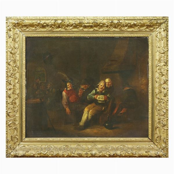 Scuola fiamminga, sec. XVIII  - Asta ASTA A TEMPO I DIPINTI ANTICHI - Associazione Nazionale - Case d'Asta italiane