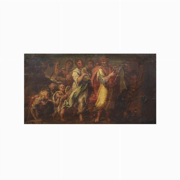 Scuola emiliana, seconda met� sec. XVI  - Asta ASTA A TEMPO I DIPINTI ANTICHI - Associazione Nazionale - Case d'Asta italiane