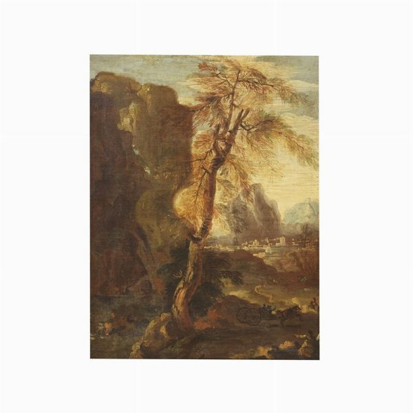 Scuola dell'Italia settentrionale, sec. XVIII  - Asta ASTA A TEMPO I DIPINTI ANTICHI - Associazione Nazionale - Case d'Asta italiane