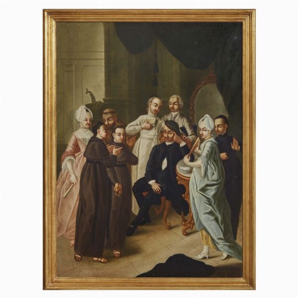 Scuola tedesca, sec. XVIII  - Asta ASTA A TEMPO I DIPINTI ANTICHI - Associazione Nazionale - Case d'Asta italiane