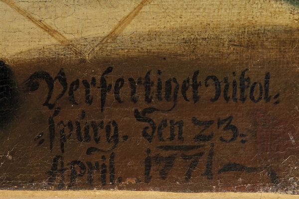 Scuola tedesca, sec. XVIII  - Asta ASTA A TEMPO I DIPINTI ANTICHI - Associazione Nazionale - Case d'Asta italiane