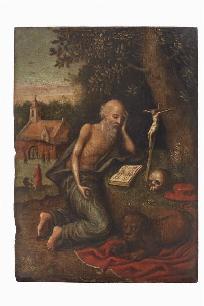 Scuola fiamminga, sec. XVI  - Asta ASTA A TEMPO I DIPINTI ANTICHI - Associazione Nazionale - Case d'Asta italiane