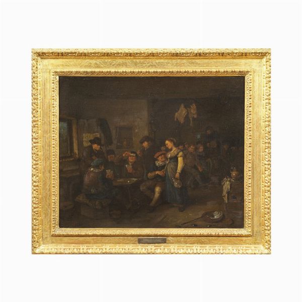 Scuola olandese, sec. XIX  - Asta ASTA A TEMPO I DIPINTI ANTICHI - Associazione Nazionale - Case d'Asta italiane