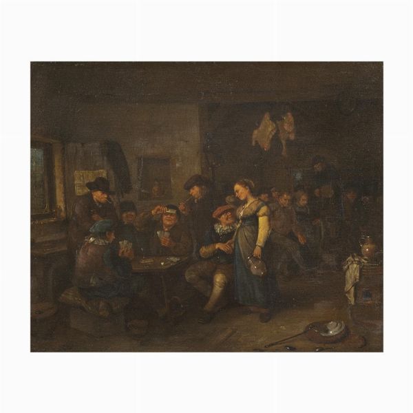 Scuola olandese, sec. XIX  - Asta ASTA A TEMPO I DIPINTI ANTICHI - Associazione Nazionale - Case d'Asta italiane