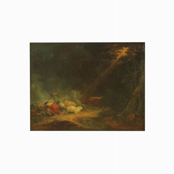 Scuola francese, sec. XIX  - Asta ASTA A TEMPO I DIPINTI ANTICHI - Associazione Nazionale - Case d'Asta italiane