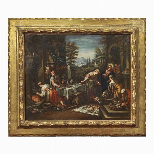 Scuola bassanesca, sec. XVIII  - Asta ASTA A TEMPO I DIPINTI ANTICHI - Associazione Nazionale - Case d'Asta italiane