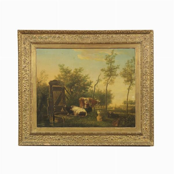 Scuola olandese, sec. XVIII  - Asta ASTA A TEMPO I DIPINTI ANTICHI - Associazione Nazionale - Case d'Asta italiane