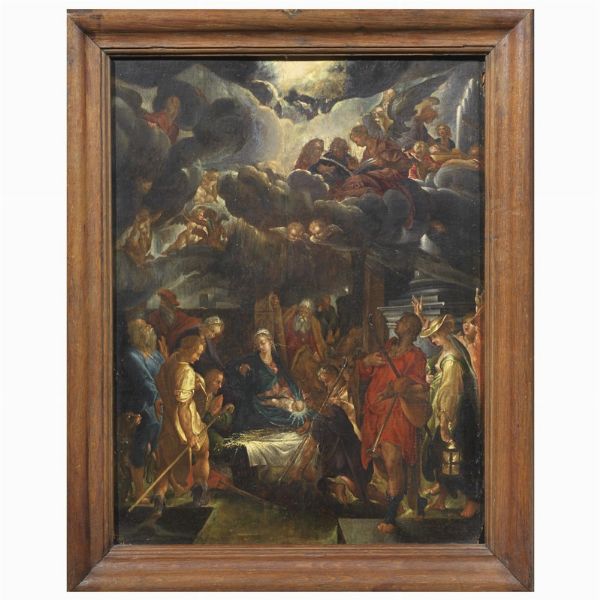 Scuola fiamminga sec. XVII  - Asta ASTA A TEMPO I DIPINTI ANTICHI - Associazione Nazionale - Case d'Asta italiane