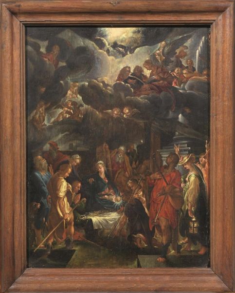 Scuola fiamminga sec. XVII  - Asta ASTA A TEMPO I DIPINTI ANTICHI - Associazione Nazionale - Case d'Asta italiane