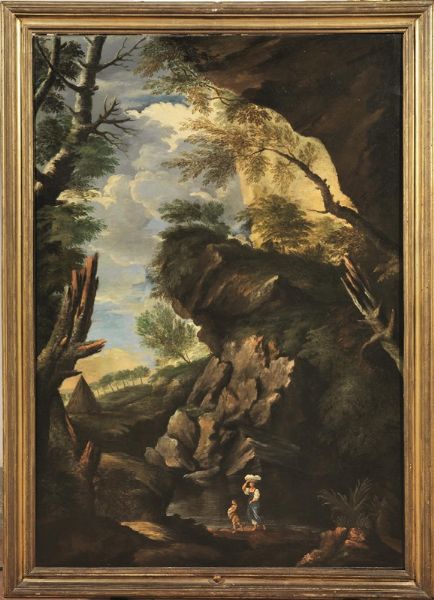 Scuola romana del sec. XVII�����������������������������������������������  - Asta ASTA A TEMPO I DIPINTI ANTICHI - Associazione Nazionale - Case d'Asta italiane