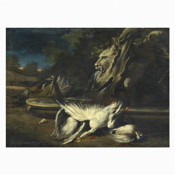 Scuola napoletana, sec. XVIII  - Asta ASTA A TEMPO I DIPINTI ANTICHI - Associazione Nazionale - Case d'Asta italiane