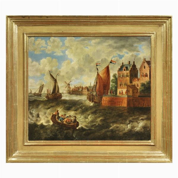 Scuola fiamminga, sec. XVIII  - Asta ASTA A TEMPO I DIPINTI ANTICHI - Associazione Nazionale - Case d'Asta italiane