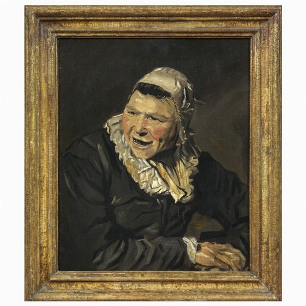 Maniera di� FRANS HALS  - Asta ASTA A TEMPO I DIPINTI ANTICHI - Associazione Nazionale - Case d'Asta italiane