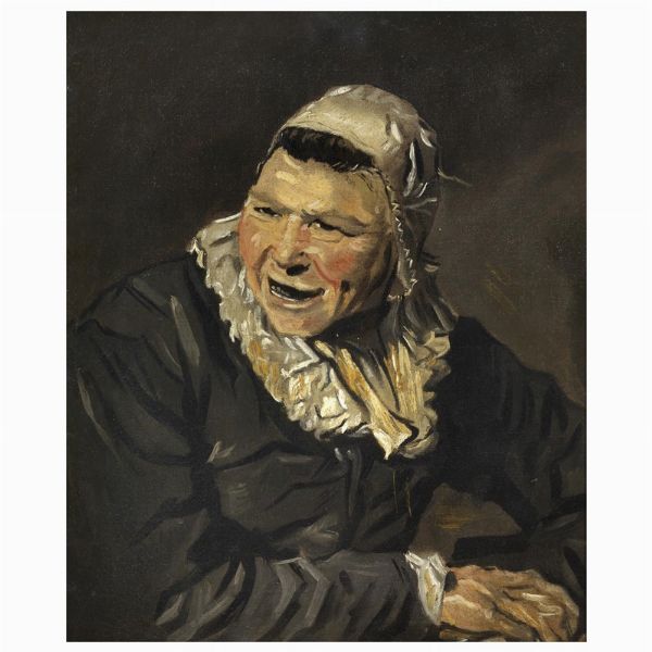 Maniera di� FRANS HALS  - Asta ASTA A TEMPO I DIPINTI ANTICHI - Associazione Nazionale - Case d'Asta italiane