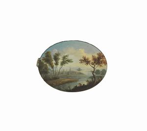 Scuola nord europea, fine sec. XVIII  - Asta ASTA A TEMPO I DIPINTI ANTICHI - Associazione Nazionale - Case d'Asta italiane