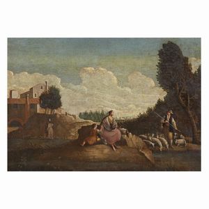 Scuola veneta, sec. XVIII  - Asta ASTA A TEMPO I DIPINTI ANTICHI - Associazione Nazionale - Case d'Asta italiane