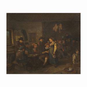 Scuola olandese, sec. XIX  - Asta ASTA A TEMPO I DIPINTI ANTICHI - Associazione Nazionale - Case d'Asta italiane